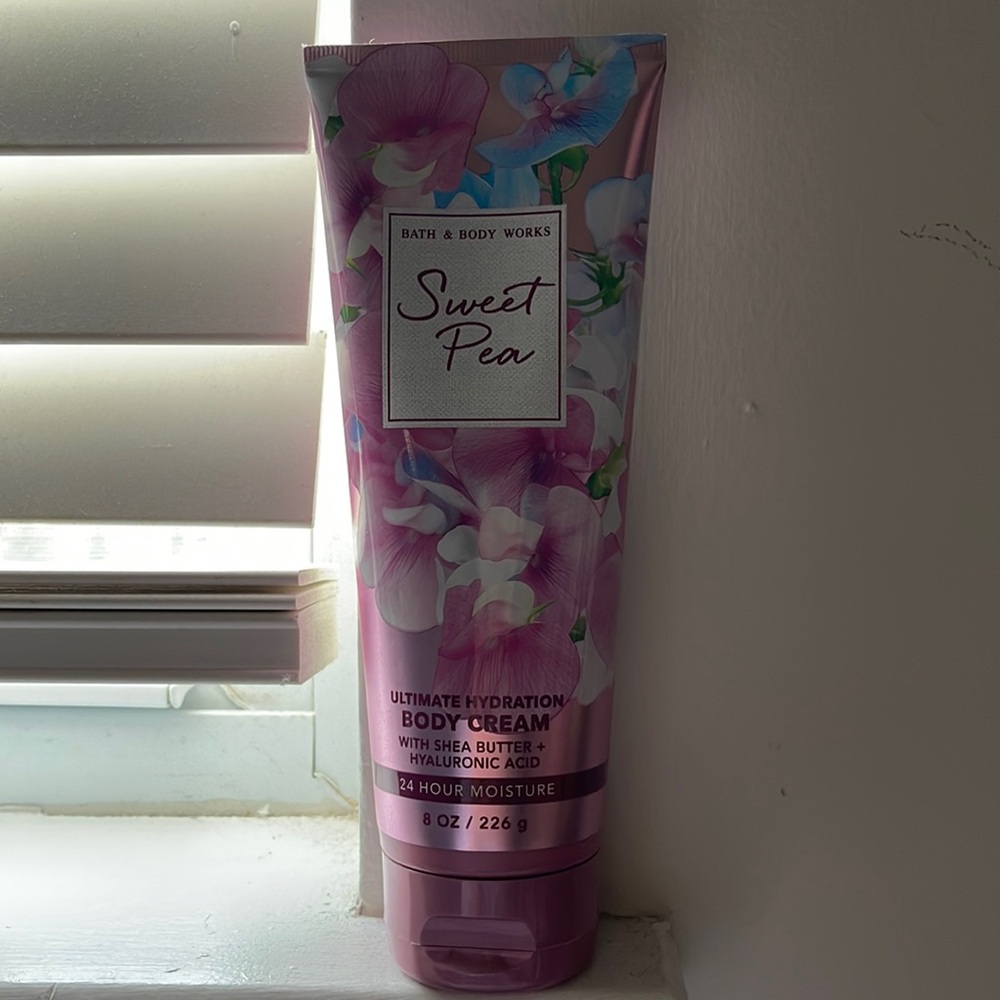 sweet pea body cream